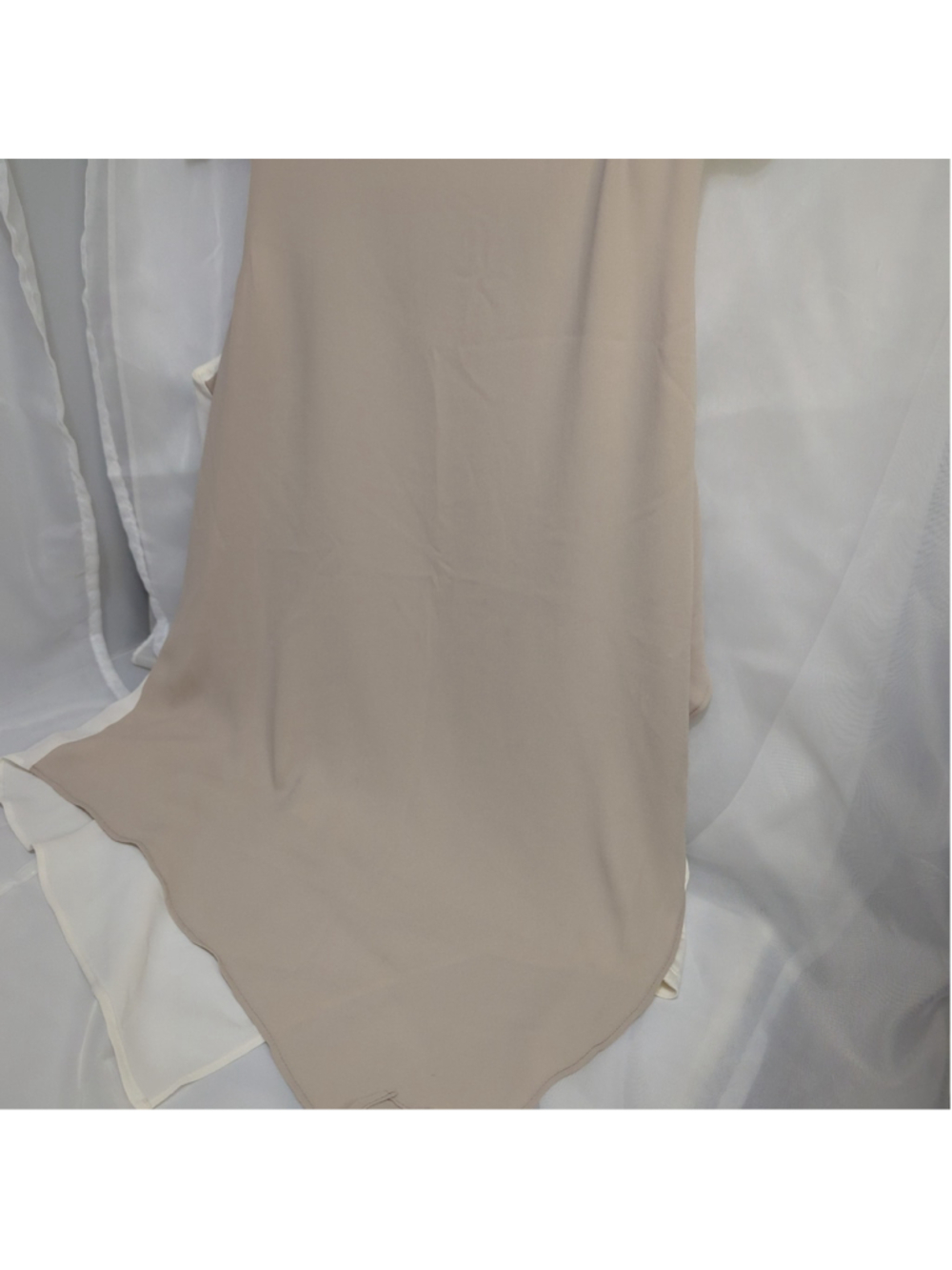 Women's White House Black Market Tank Top Size M Beige White